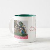 マグかクリスマスまたは出生 ツートーンマグカップ (正面左)