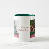 マグかクリスマスまたは出生 ツートーンマグカップ (中央)