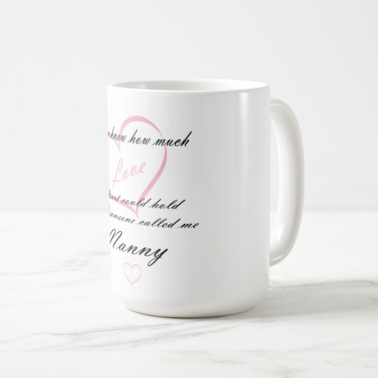 マグか引用文の乳母 コーヒーマグカップ (正面右)