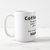 マグか引用文は"持って来ますそれをの" コーヒーマグカップ (左)