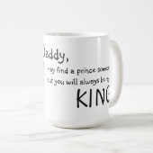 マグか引用"親愛なるパパ" コーヒーマグカップ (正面右)