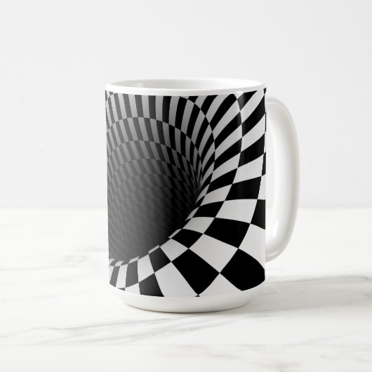 マグか目の錯覚 コーヒーマグカップ (正面右)