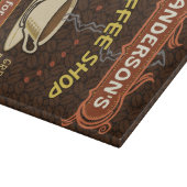 マグが付いている喫茶店はあなた自身のパーソナライズ作成します カッティングボード (角)