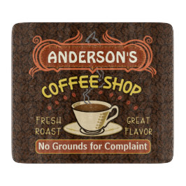 マグが付いている喫茶店はあなた自身のパーソナライズ作成します カッティングボード