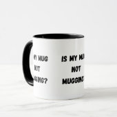 マグが動いてないのか？おもしろマグカップデザイン。 マグカップ (正面左)