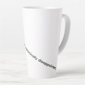 マグが慢性的にがっかりするのは難しくない カフェラテマグ (右アングル)