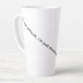 マグが慢性的にがっかりするのは難しくない カフェラテマグ (左アングル)