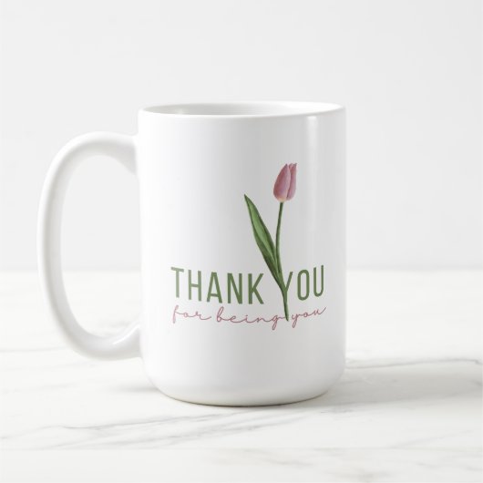 マグしてくれてありがとう コーヒーマグカップ (左)