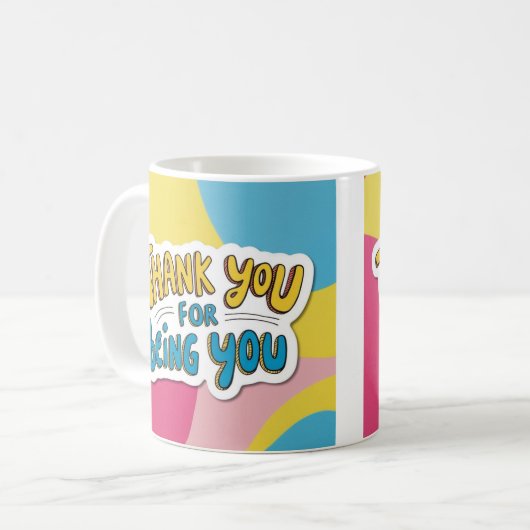 マグしてくれてありがとう コーヒーマグカップ (正面左)