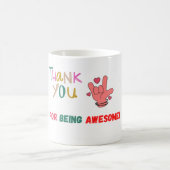 マグでありがと素晴らしう コーヒーマグカップ (中央)