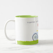 マグである私の好みの場所はともにあります ツートーンマグカップ (左)