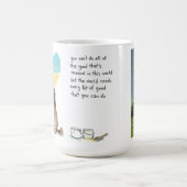 マグできるだけのことをする コーヒーマグカップ (中央)