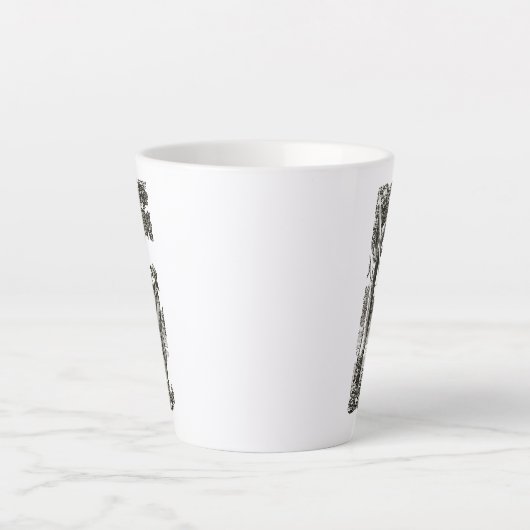 マグとアンティーク庭師 カフェラテマグ (正面)