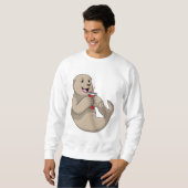 マグとストローのシール スウェットシャツ (正面フル)