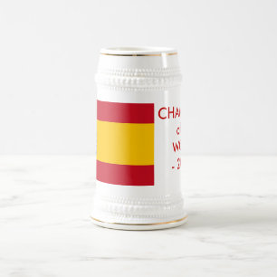 マグとスペイン国旗 ビールジョッキ
