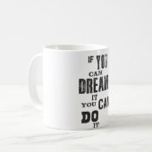 マグとド感動的リーム引用文 コーヒーマグカップ (正面左)