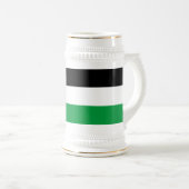 マグとパレスチナ国旗 ビールジョッキ (正面右)