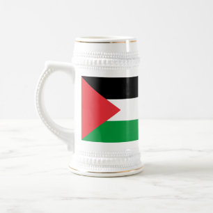 マグとパレスチナ国旗 ビールジョッキ