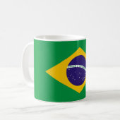 マグとブラジル国旗 コーヒーマグカップ (正面左)