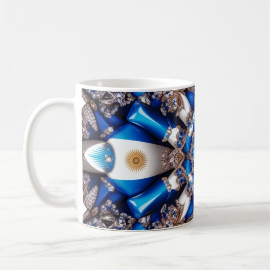 マグと南アルゼンチンデザイン コーヒーマグカップ (左)