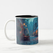 マグと居心地の良い写真 ツートーンマグカップ (左)