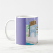 マグと村のカリブのシーン コーヒーマグカップ (左)