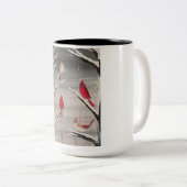 マグと深紅色 ツートーンマグカップ (正面右)