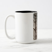 マグと深紅色 ツートーンマグカップ (左)