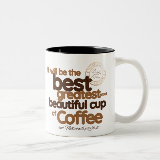 マグにな最高のる ツートーンマグカップ (右)