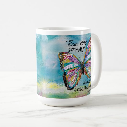 マグには非常に多くの美しい理由がある コーヒーマグカップ (正面右)