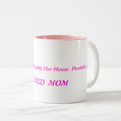 マグによって賛美されるお母さんのスピリチュアル ツートーンマグカップ (正面右)