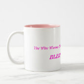 マグによって賛美されるお母さんのスピリチュアル ツートーンマグカップ (左)