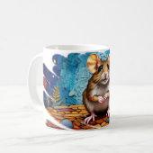 マグにマウスコーヒーカップとマグスタイリッシュセット コーヒーマグカップ (正面左)