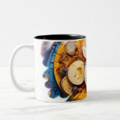 マグにマウスコーヒーカップとマグスタイリッシュセット ツートーンマグカップ (左)