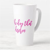 マグに値する日がある カフェラテマグ (右アングル)