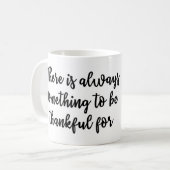 マグのために感謝しているがあることを何かが常にあります コーヒーマグカップ (正面左)