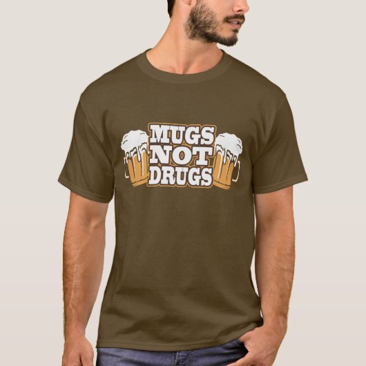 マグのない薬剤のTシャツ Tシャツ (正面)