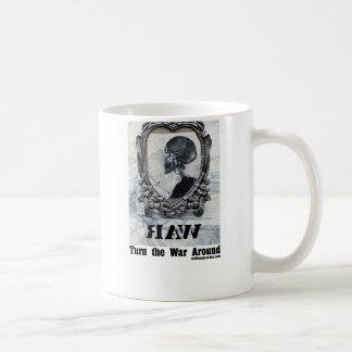 マグのまわりで戦争を回して下さい コーヒーマグカップ