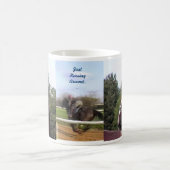 マグのまわりのちょうどHorsing コーヒーマグカップ (中央)