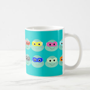 マグのカメのガーリーなチーム コーヒーマグカップ
