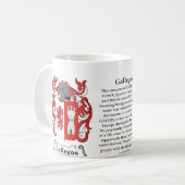 マグのガリェーゴス、起源および意味 コーヒーマグカップ (正面左)