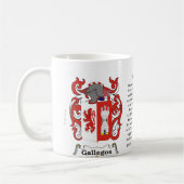 マグのガリェーゴス、起源および意味 コーヒーマグカップ (左)