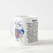 マグのガルシアの家紋 コーヒーマグカップ (正面左)
