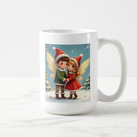 マグのクリスマスの妖精 コーヒーマグカップ (右)
