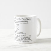 マグのケーキのレシピ コーヒーマグカップ (正面右)