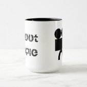マグのコーヒーカップ私は人々の映画館のスタイルを撃ちます マグカップ (中央)