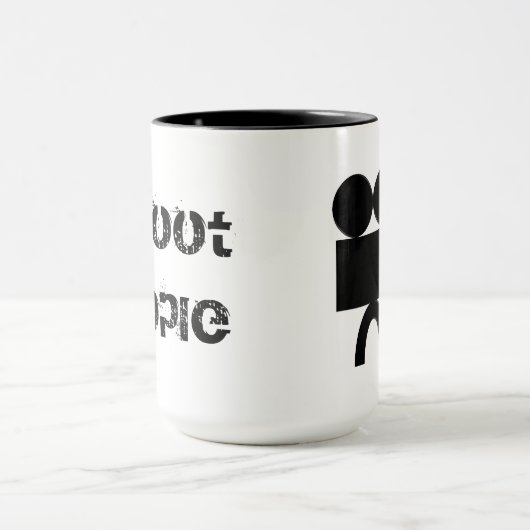 マグのコーヒーカップ私は人々の映画館のスタイルを撃ちます マグカップ (中央)