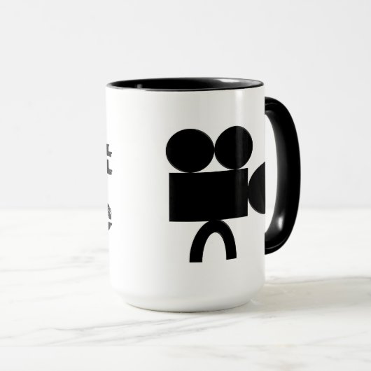 マグのコーヒーカップ私は人々の映画館のスタイルを撃ちます マグカップ (正面右)