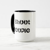 マグのコーヒーカップ私は人々の映画館のスタイルを撃ちます マグカップ (正面左)