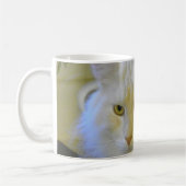 マグのコーヒーペットメインのあらいぐま猫Bentley コーヒーマグカップ (左)